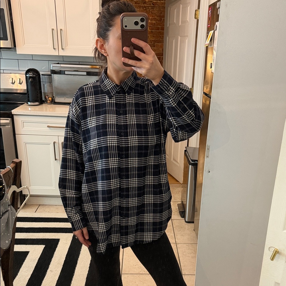 Banana republic flannel shirt